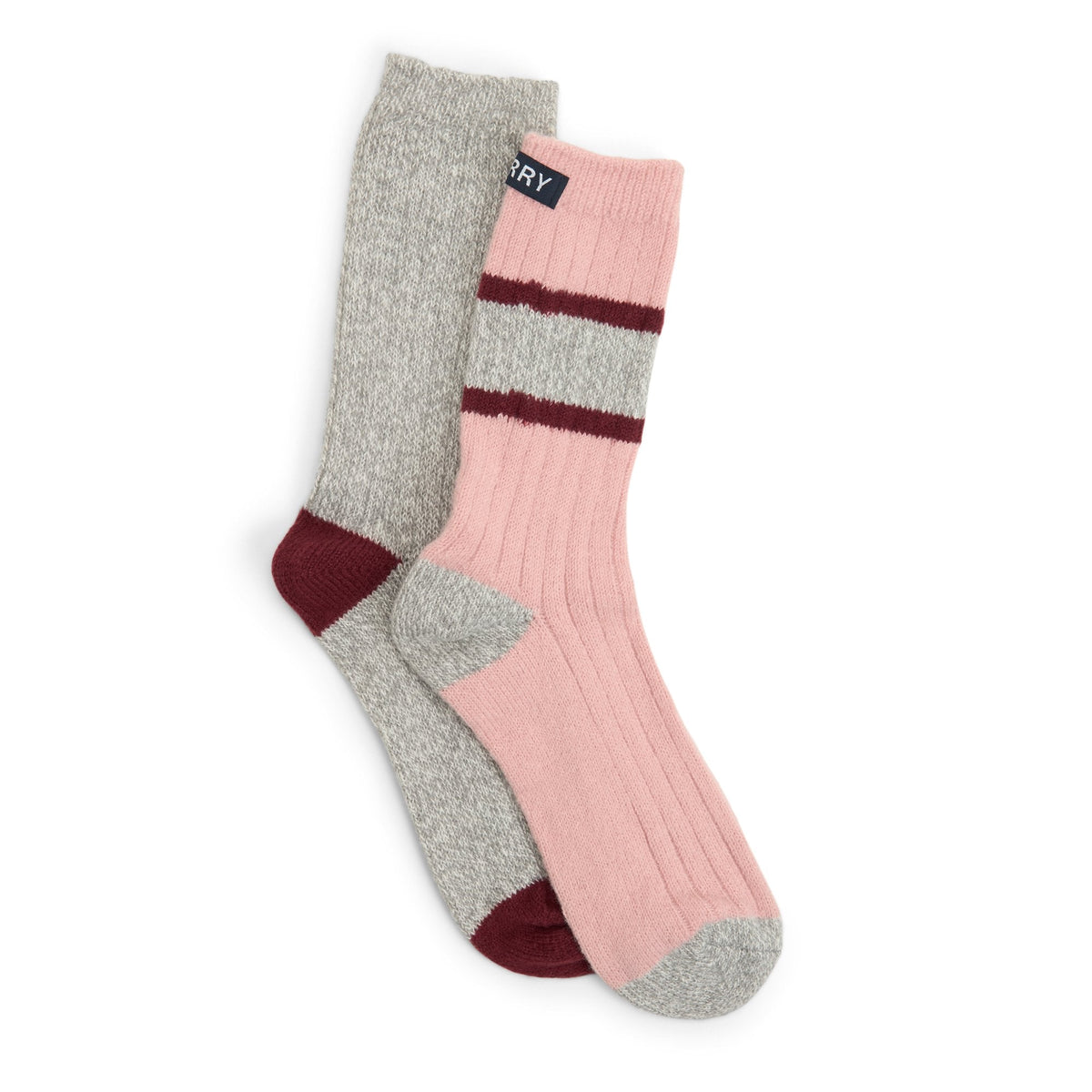 Ladies 2-pack Yarn Boot Socks image 1
