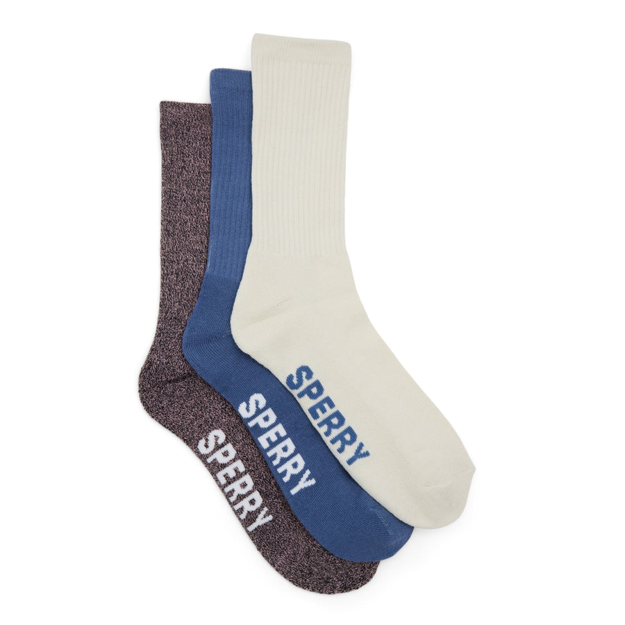 Mens 3-Pack Crew Socks image 1